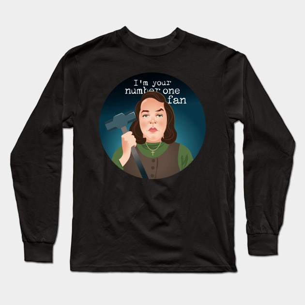 Number One Fan Long Sleeve T-Shirt by AlejandroMogolloArt